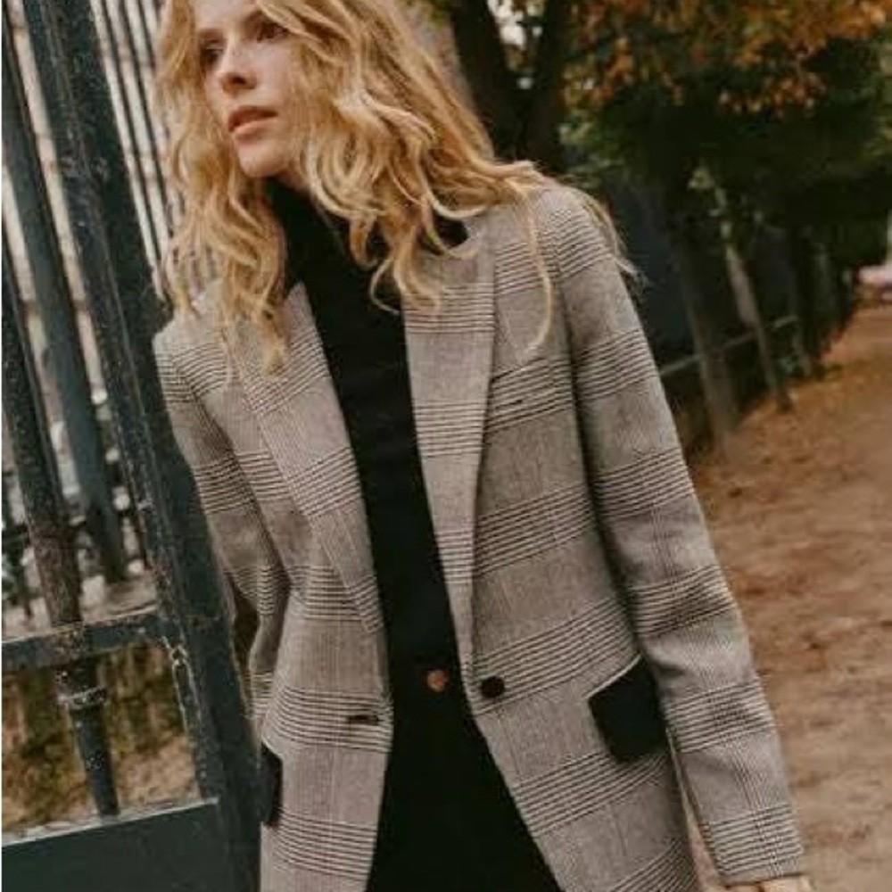 Casper Blazer Houndstooth Check